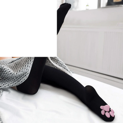Cat Paw Pad Socks Thigh High Pink Cute 3D  Cosplay - SS69