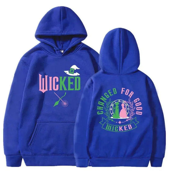 Changed for Good Wicked Fantasy Movies Hoodies Graphic Clothes Women Men Hooded Winter Sweatshirts Moletom Casual Female Hoodie SS69