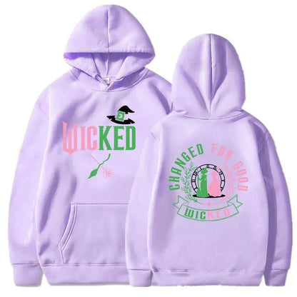 Changed for Good Wicked Fantasy Movies Hoodies Graphic Clothes Women Men Hooded Winter Sweatshirts Moletom Casual Female Hoodie SS69 21.69 purple / XXXL