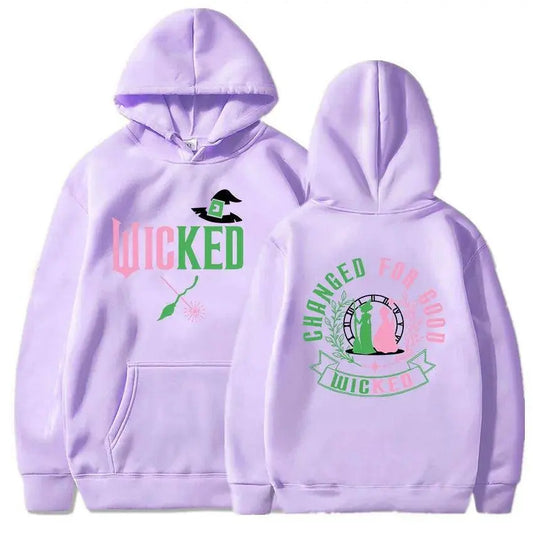 Changed for Good Wicked Fantasy Movies Hoodies Graphic Clothes Women Men Hooded Winter Sweatshirts Moletom Casual Female Hoodie SS69 21.69 purple / XXXL