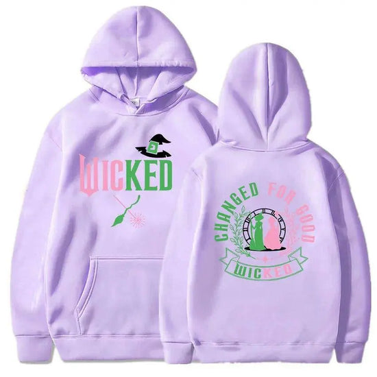 Changed for Good Wicked Fantasy Movies Hoodies Graphic Clothes Women Men Hooded Winter Sweatshirts Moletom Casual Female Hoodie SS69 21.69 purple / XXXL