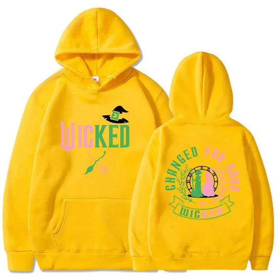Changed for Good Wicked Fantasy Movies Hoodies Graphic Clothes Women Men Hooded Winter Sweatshirts Moletom Casual Female Hoodie SS69 21.69 yellow / XXL