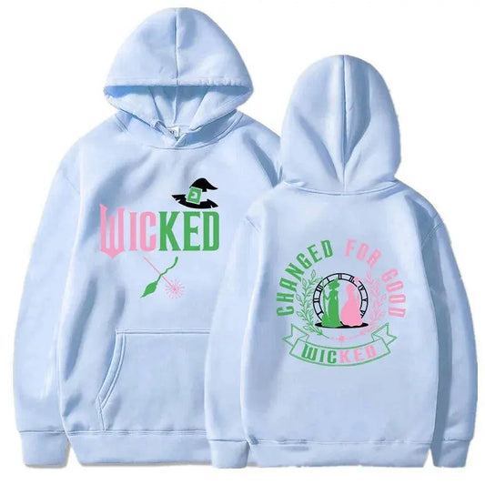 Changed for Good Wicked Fantasy Movies Hoodies Graphic Clothes Women Men Hooded Winter Sweatshirts Moletom Casual Female Hoodie SS69 20.69 light-blue / XXL