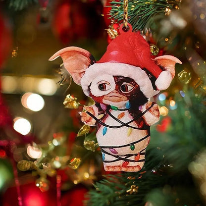 Charming Acrylic Elf Christmas Tree Ornament - Perfect for Holiday & New Year Celebrations, No Power Needed SS69