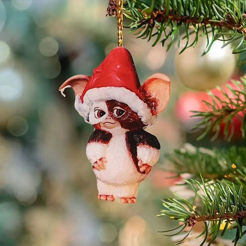 Charming Acrylic Elf Christmas Tree Ornament - Perfect for Holiday & New Year Celebrations, No Power Needed SS69