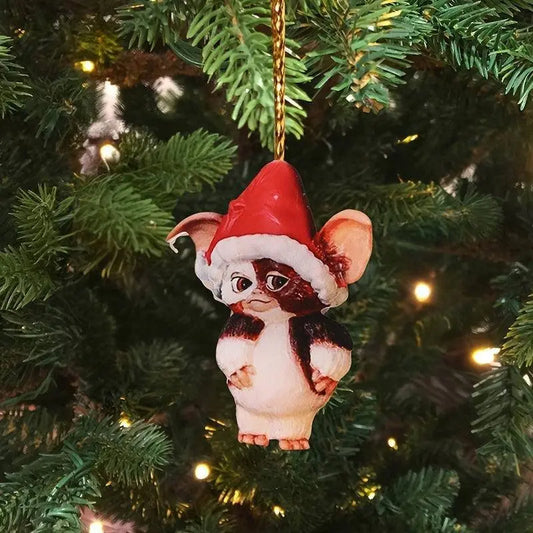 Charming Acrylic Elf Christmas Tree Ornament - Perfect for Holiday & New Year Celebrations, No Power Needed SS69