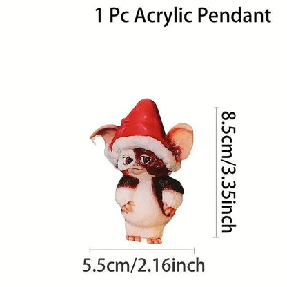 Charming Acrylic Elf Christmas Tree Ornament - Perfect for Holiday & New Year Celebrations, No Power Needed SS69