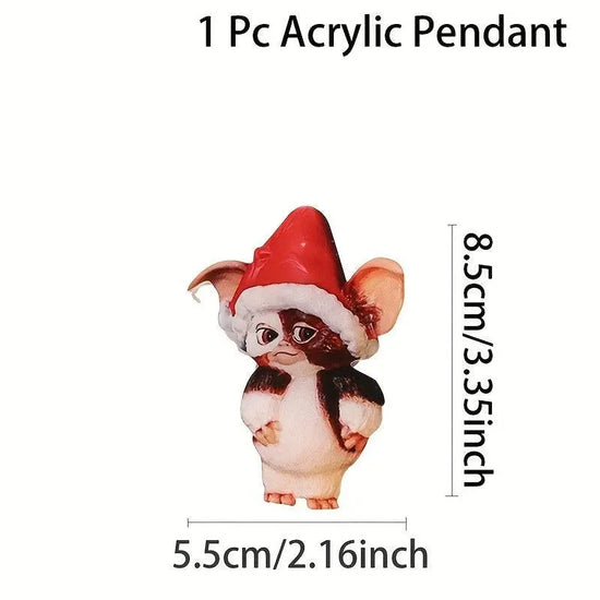 Charming Acrylic Elf Christmas Tree Ornament - Perfect for Holiday & New Year Celebrations, No Power Needed SS69