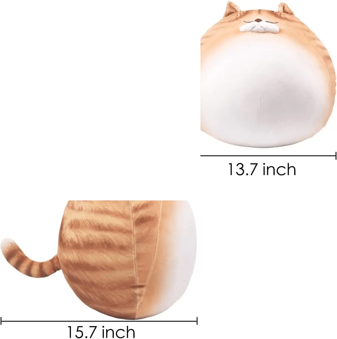 Chubby Cat Plush Adorable Hugging Pillow - SS69