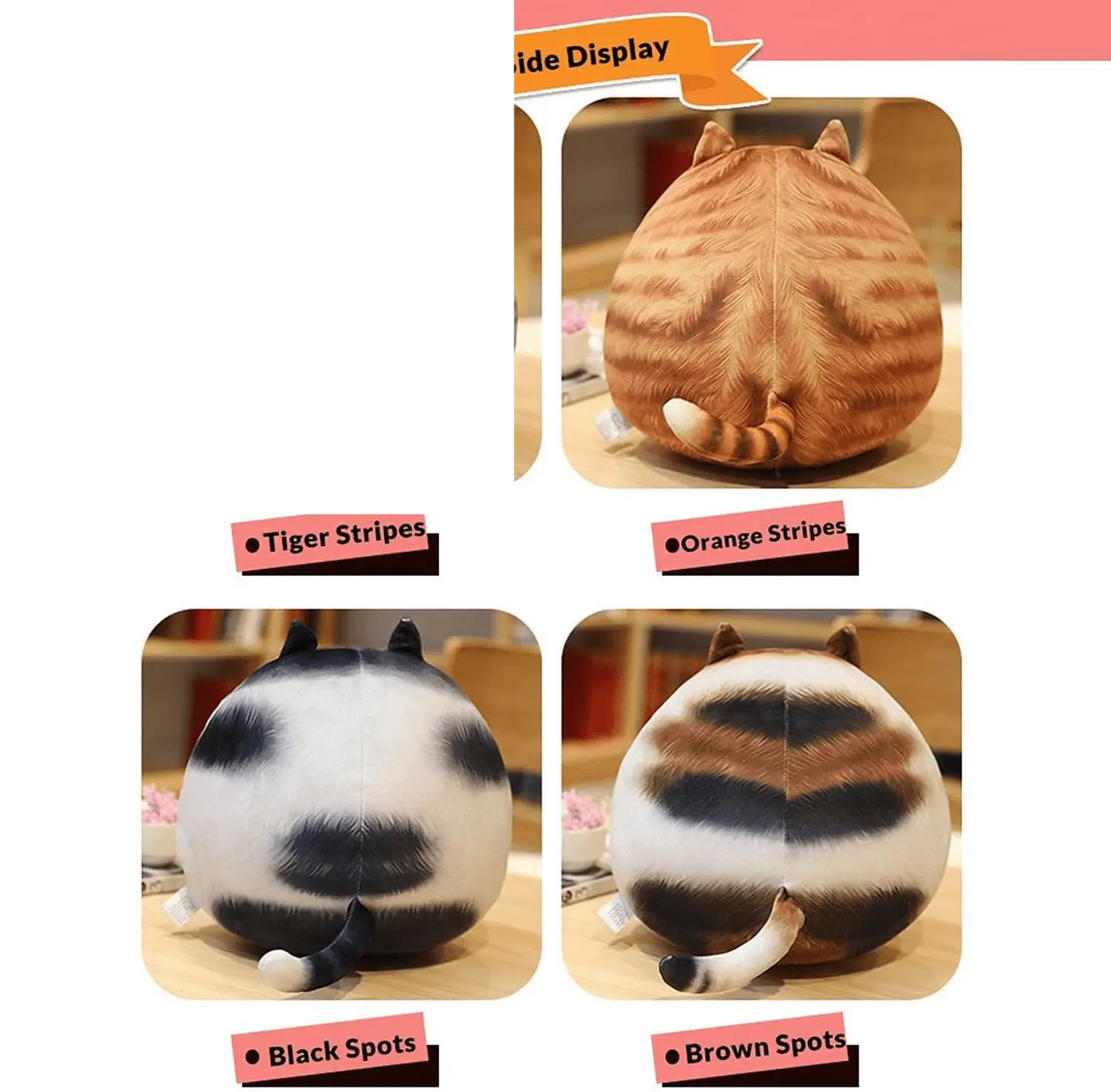 Chubby Cat Plush Adorable Hugging Pillow - SS69