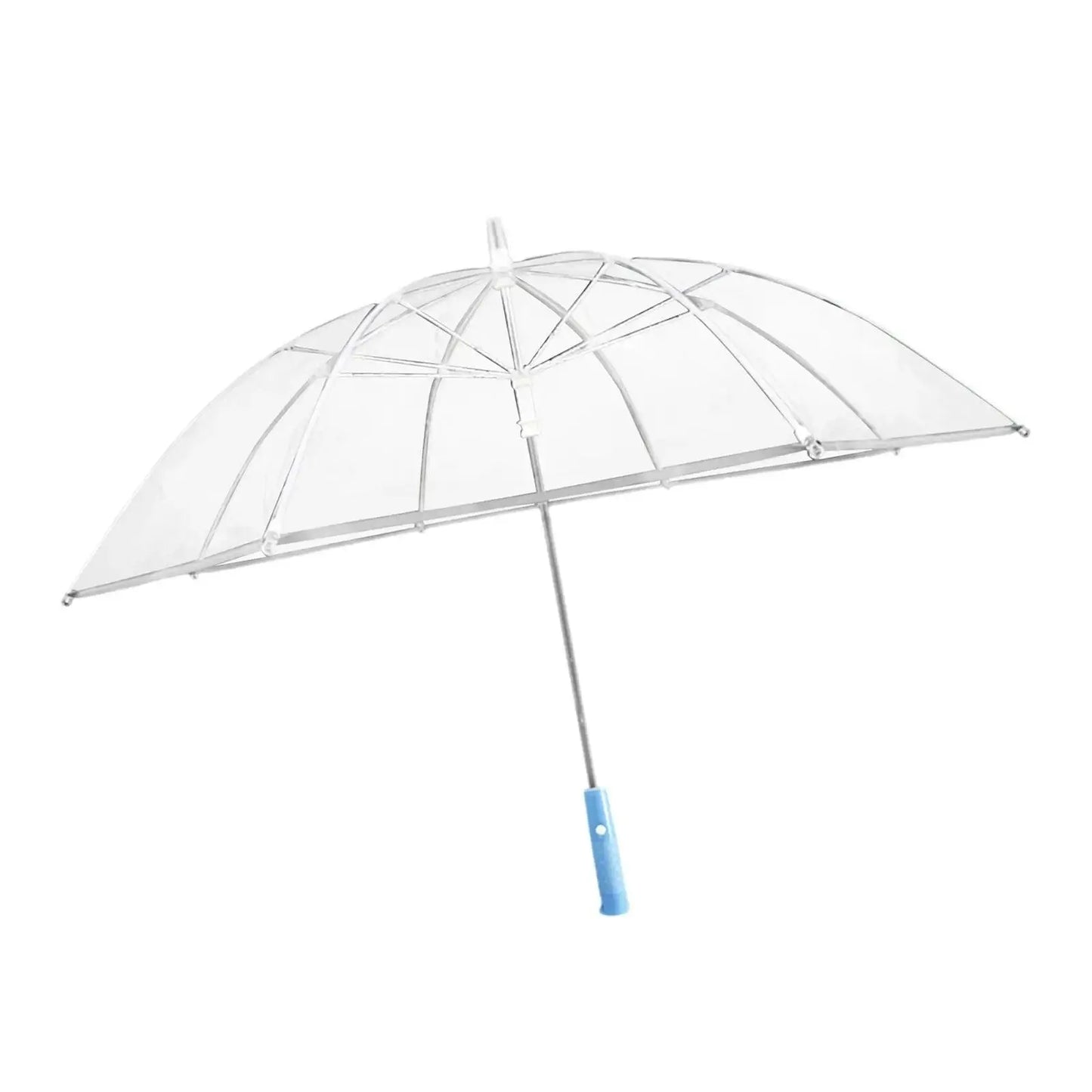 Colorful Led Light Umbrella With Flashlight Creative Long Handle Transparent Straight Handle Flashlight Umbrella Romantic Gift SS69