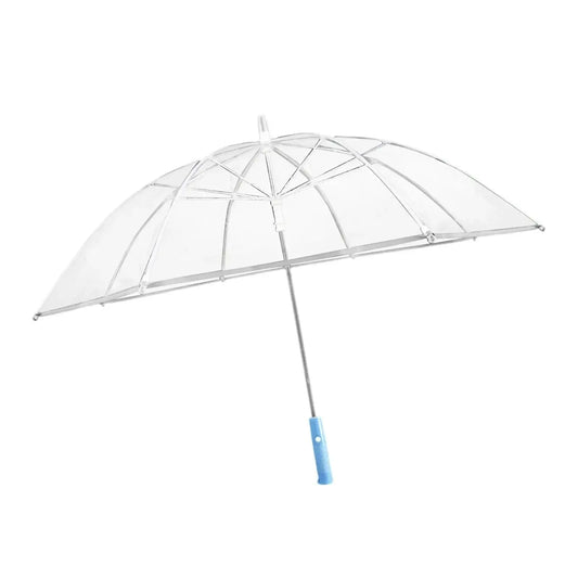 Colorful Led Light Umbrella With Flashlight Creative Long Handle Transparent Straight Handle Flashlight Umbrella Romantic Gift SS69