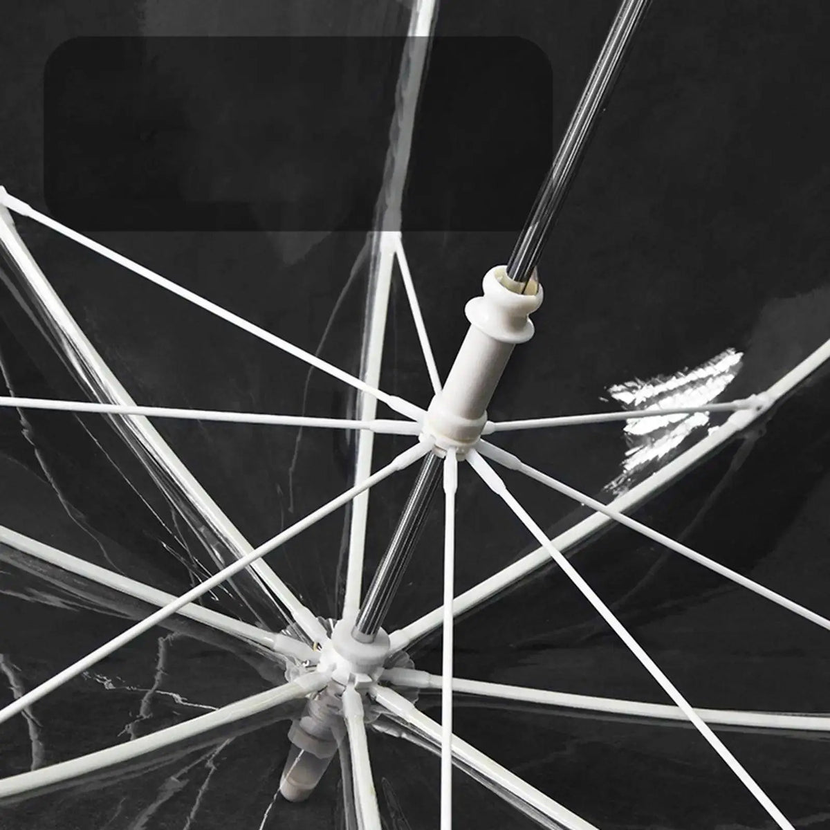 Colorful Led Light Umbrella With Flashlight Creative Long Handle Transparent Straight Handle Flashlight Umbrella Romantic Gift SS69