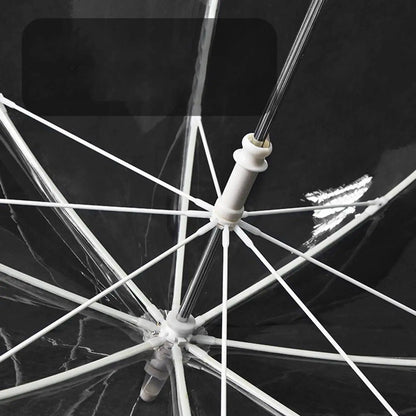 Colorful Led Light Umbrella With Flashlight Creative Long Handle Transparent Straight Handle Flashlight Umbrella Romantic Gift SS69