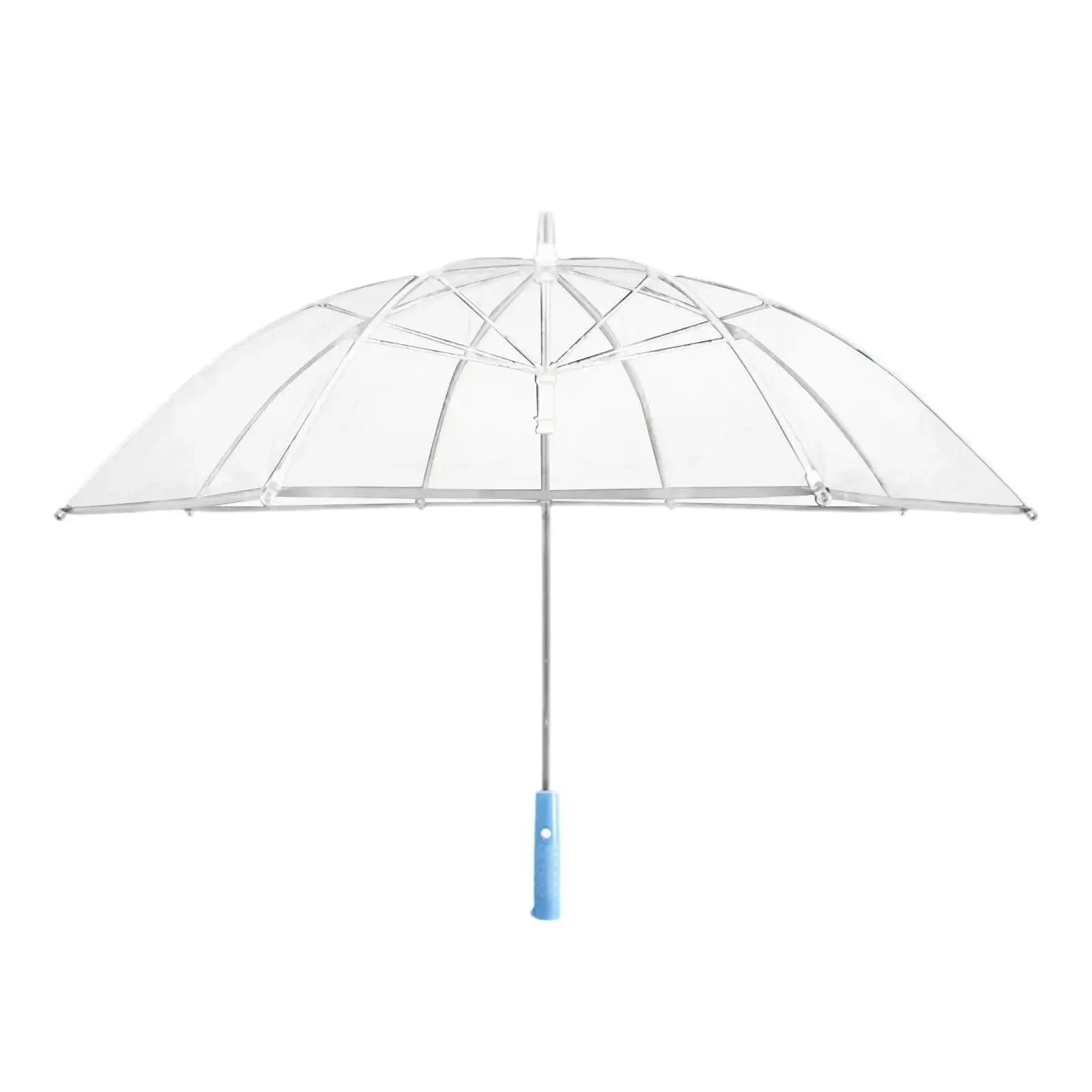 Colorful Led Light Umbrella With Flashlight Creative Long Handle Transparent Straight Handle Flashlight Umbrella Romantic Gift SS69