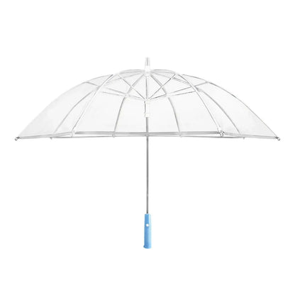 Colorful Led Light Umbrella With Flashlight Creative Long Handle Transparent Straight Handle Flashlight Umbrella Romantic Gift SS69