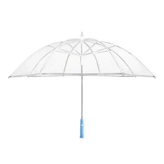 Colorful Led Light Umbrella With Flashlight Creative Long Handle Transparent Straight Handle Flashlight Umbrella Romantic Gift SS69