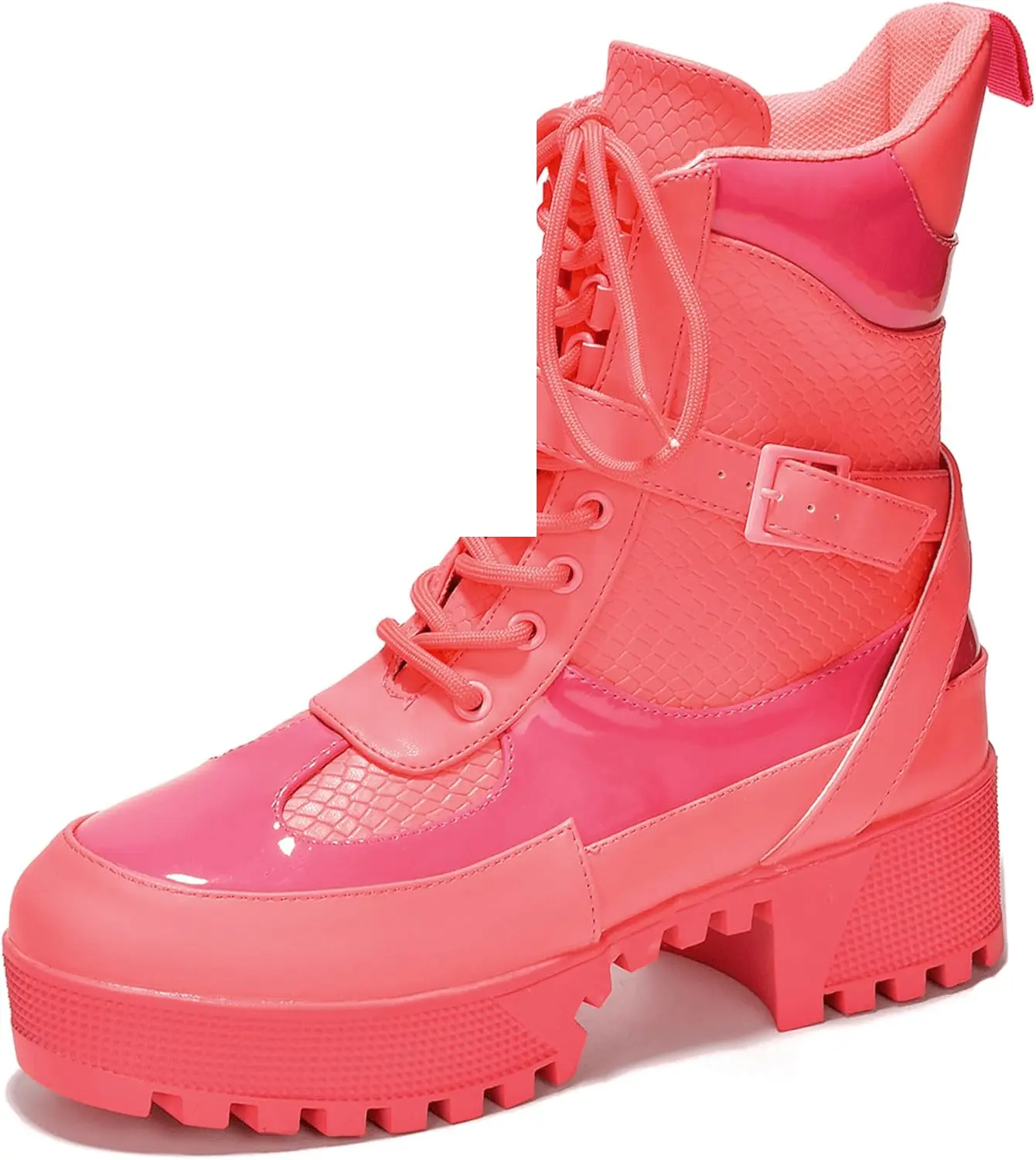 Combat Ankle Boots (Hot Rod) - SS69