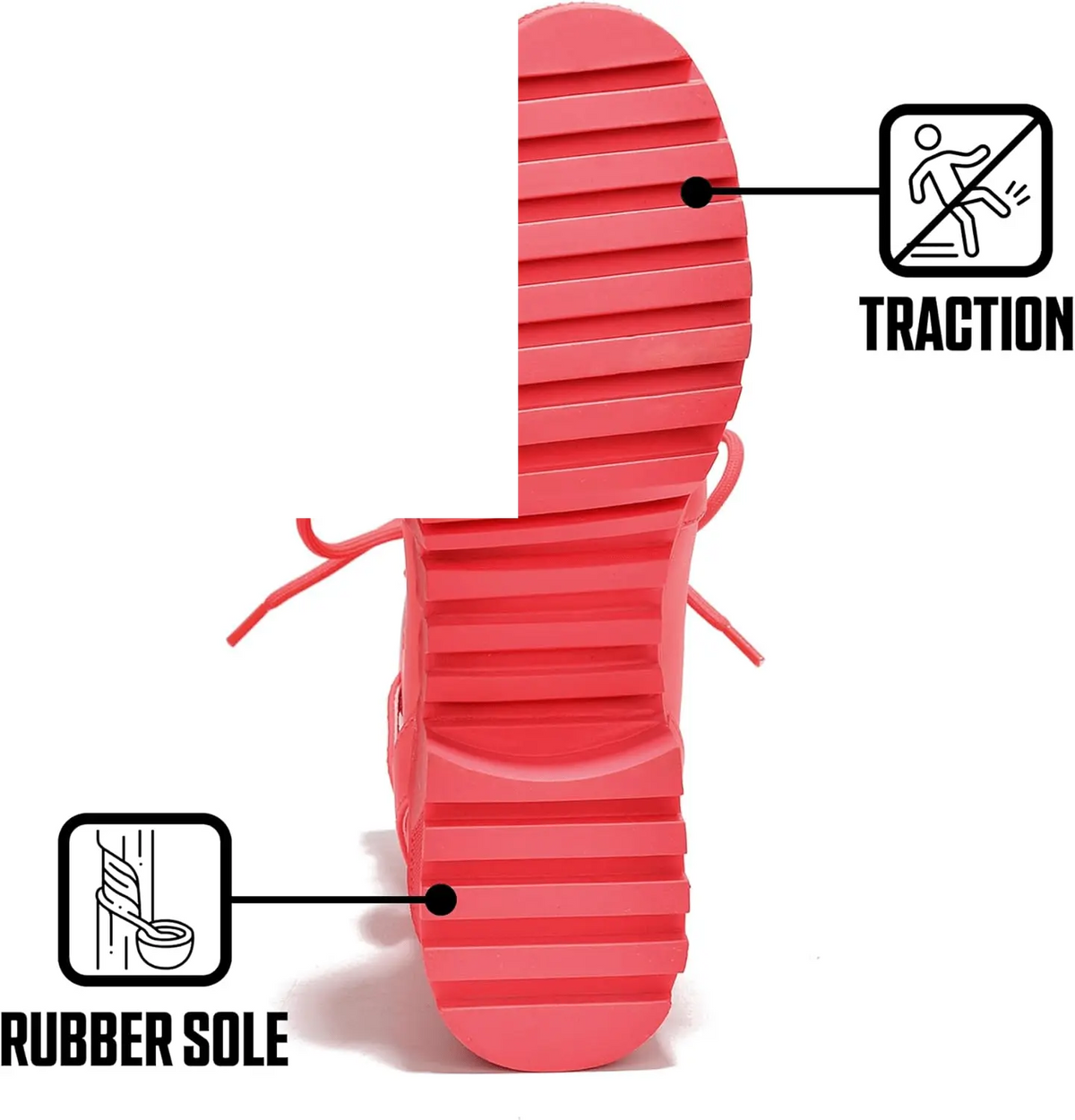 Combat Ankle Boots (Hot Rod) - SS69