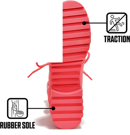 Combat Ankle Boots (Hot Rod) - SS69