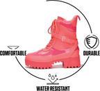 Combat Ankle Boots (Hot Rod) - SS69