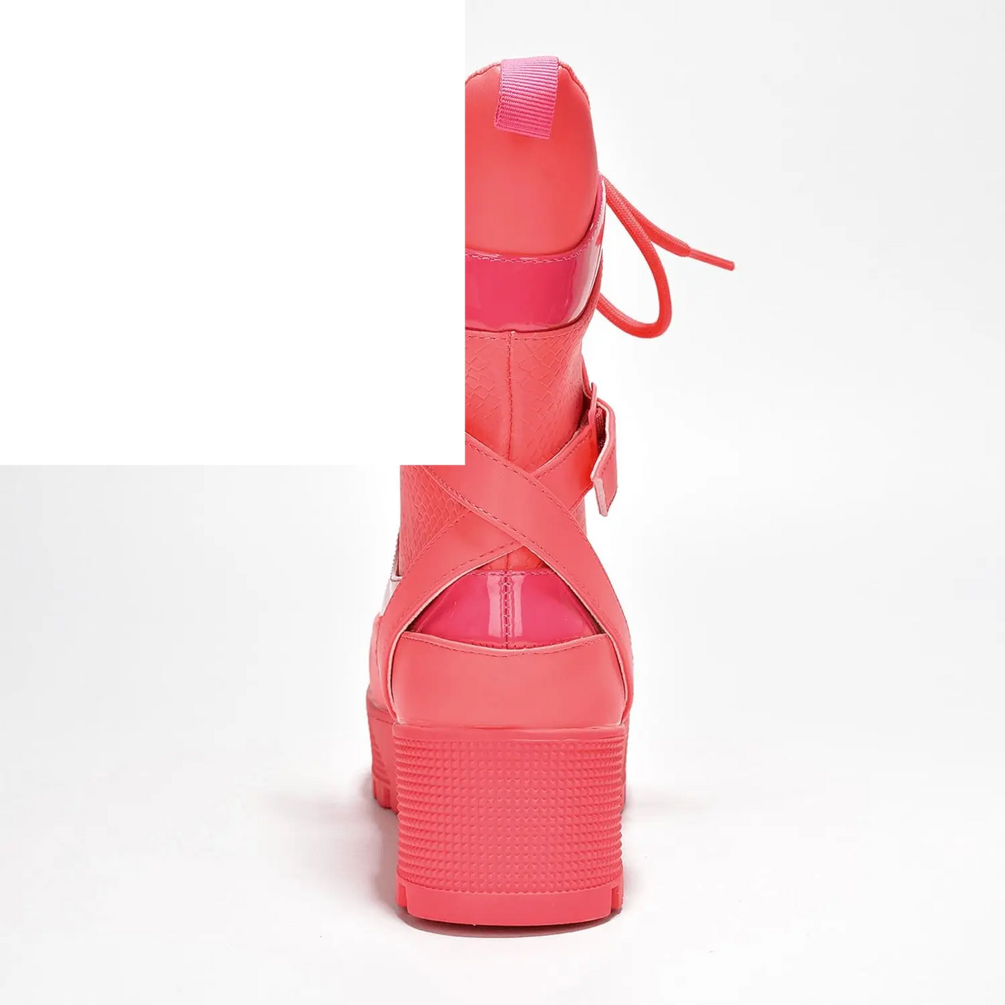 Combat Ankle Boots (Hot Rod) - SS69