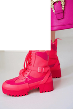 Combat Ankle Boots (Hot Rod) - SS69