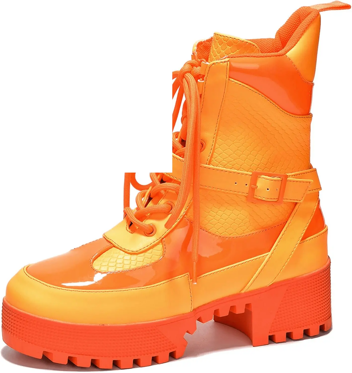 Combat Ankle Boots (Hot Rod) - SS69