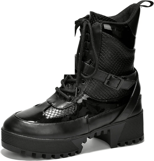 Combat Ankle Boots (Hot Rod) - SS69