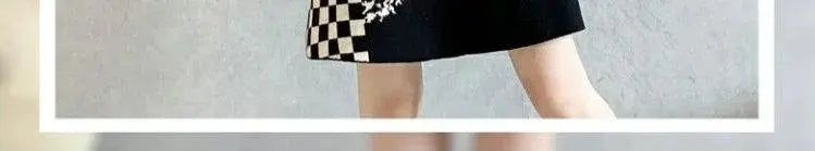 Cover Up Midi Woman Knitted Dress A Line Crochet Dresses for Women Knee Length Black On Sale Clearance Curvy Thic Elegant Luxury - SS69