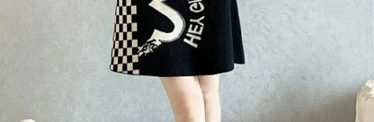 Cover Up Midi Woman Knitted Dress A Line Crochet Dresses for Women Knee Length Black On Sale Clearance Curvy Thic Elegant Luxury - SS69