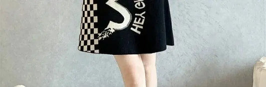 Cover Up Midi Woman Knitted Dress A Line Crochet Dresses for Women Knee Length Black On Sale Clearance Curvy Thic Elegant Luxury - SS69