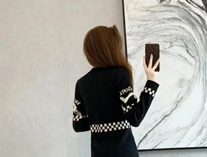 Cover Up Midi Woman Knitted Dress A Line Crochet Dresses for Women Knee Length Black On Sale Clearance Curvy Thic Elegant Luxury - SS69