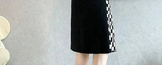 Cover Up Midi Woman Knitted Dress A Line Crochet Dresses for Women Knee Length Black On Sale Clearance Curvy Thic Elegant Luxury SS69