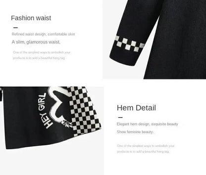 Cover Up Midi Woman Knitted Dress A Line Crochet Dresses for Women Knee Length Black On Sale Clearance Curvy Thic Elegant Luxury SS69