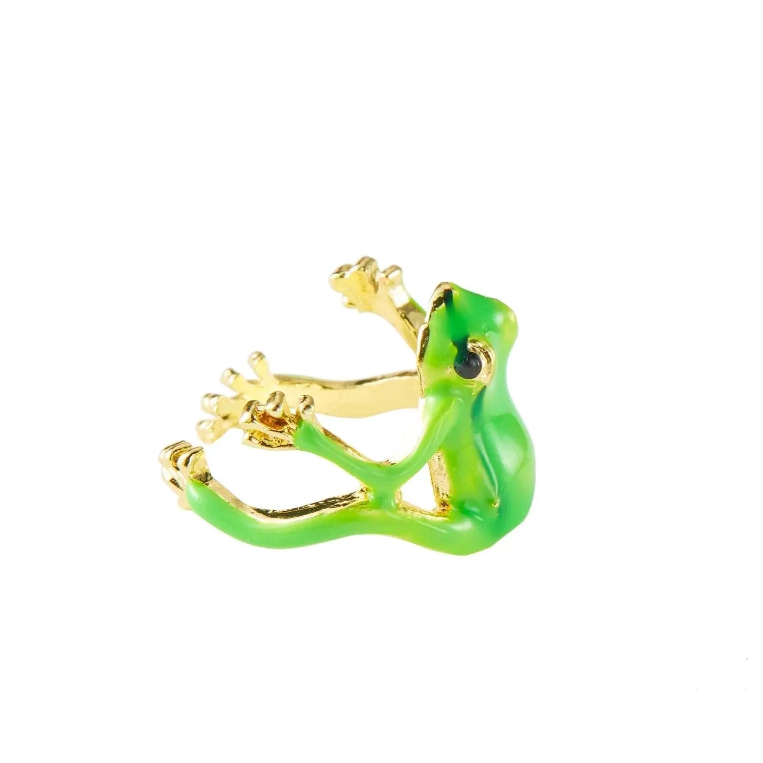 Creative Cute Animal Frog Toad Opening Ring For Women Men Aesthetic Design Retro Resizable Finger Ring Party Festival Jewelry SS69