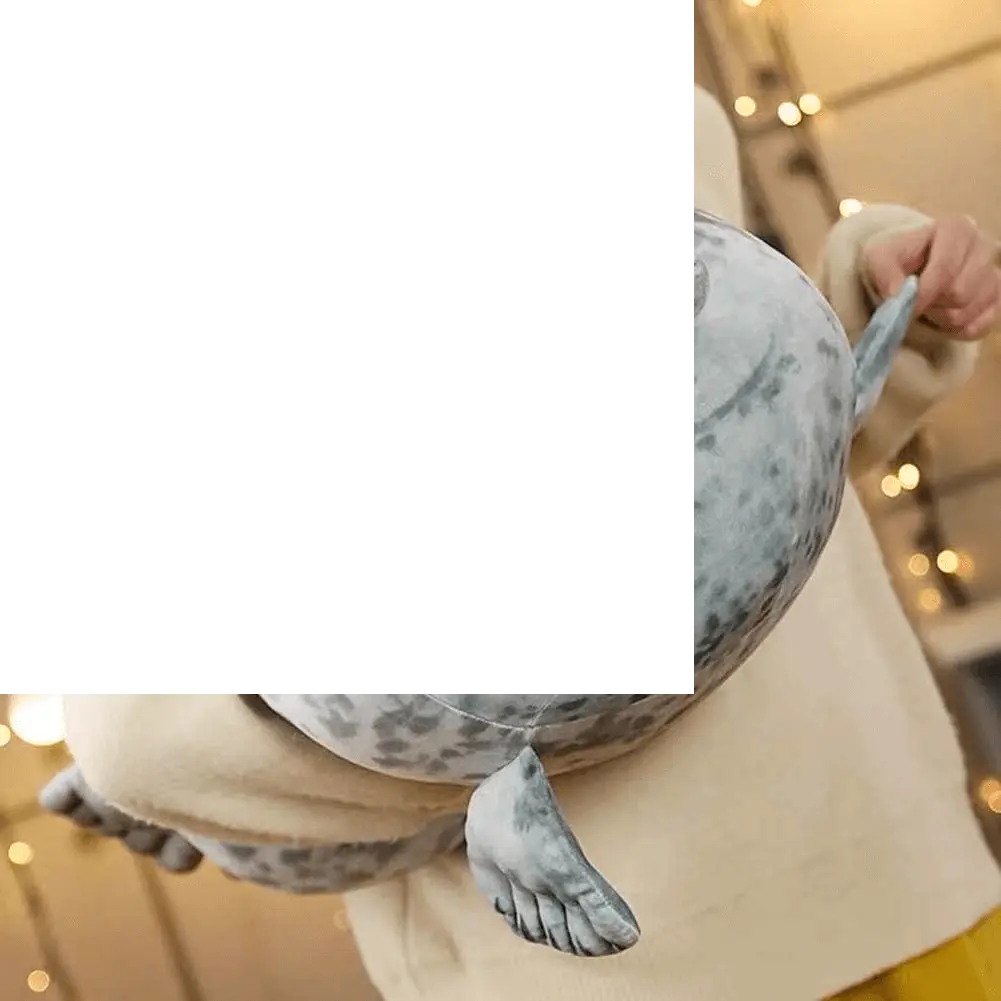 Cuddly Blob Seal Plush Pillow Stuffed Animal Soft Hugging Pillow - SS69