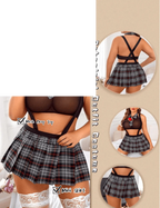 Curvy Schoolgirl Lingerie for Women Sexy  Roleplaying - SS69