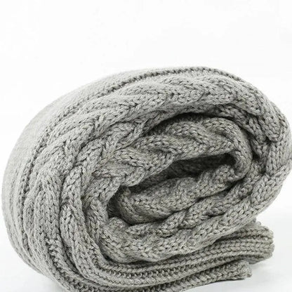 Cute Long Socks Lolita Leg Warmer Knitted Woollen Foot Warmer Stockings Autumn Winter Woman Knee-High Socks Leisure Loose Socks SS69