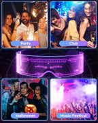 Cyberpunk LED Glasses Party Glow Visor LED Glasses - SS69