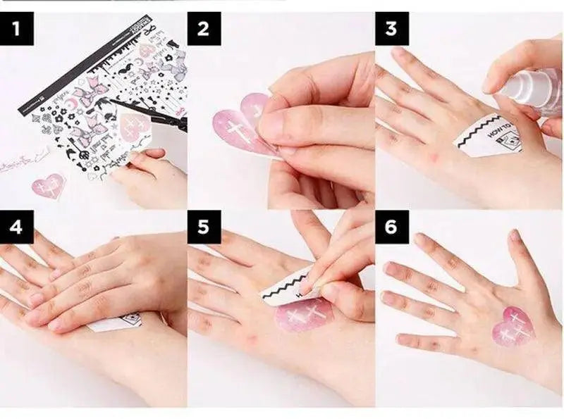 D.va Tattoo for dva Cosplay Costume Transfer Tattoos Props Tattoo Sticker Waterproof Tatoo Women Body Art - SS69