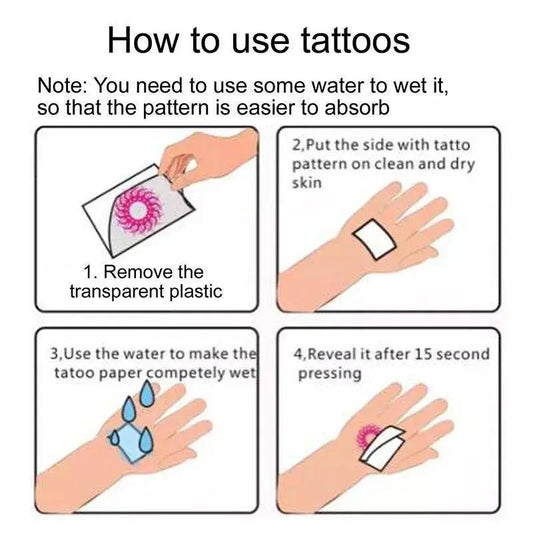 D.va Tattoo for dva Cosplay Costume Transfer Tattoos Props Tattoo Sticker Waterproof Tatoo Women Body Art - SS69