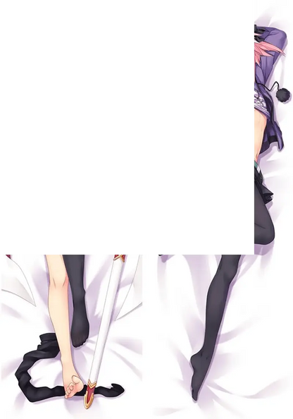 Dakimakura Fate/Apocrypha Astolfo Anime Girl Body Pillow Cover Cosplay Manga Peach Skin Pillowcase (59.1X19.7In/150X50Cm) - SS69