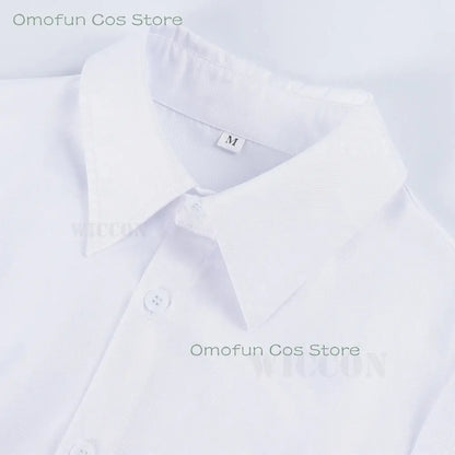 Dandadan Momo Ayase Cosplay Costume Wig Anime School JK Uniform Earrings Pink Sweater Skirt Halloween Party Women Roleplay Sets SS69