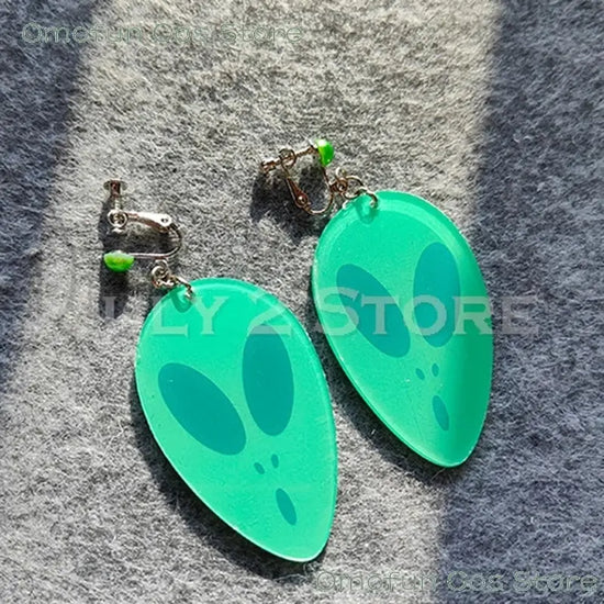 Dandadan Momo Ayase Cosplay Costume Wig Anime School JK Uniform Earrings Pink Sweater Skirt Halloween Party Women Roleplay Sets SS69 13.69 ghost ear clip / XXL