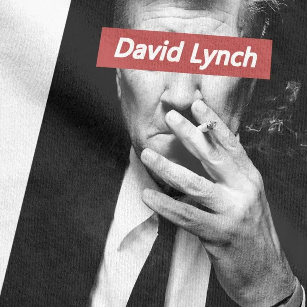 David Lynch Tshirt 80s Men's T Shirts Newest Twin Peaks Cotton Short Sleeve Tee Shirt Movie Tops Plus Size Birthday Gift T-Shirt SS69