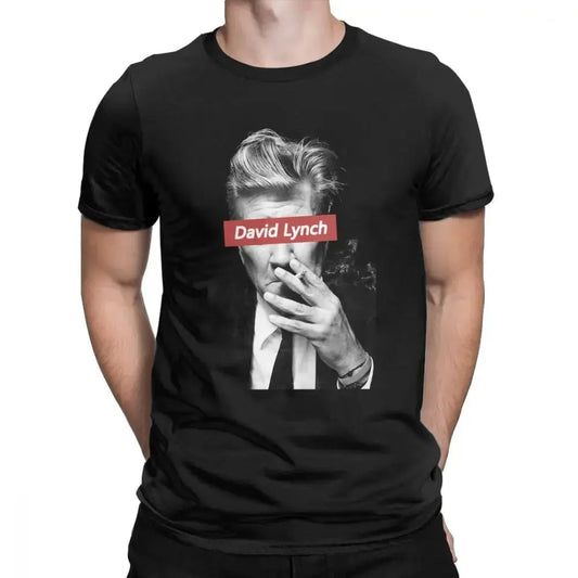 David Lynch Tshirt 80s Men's T Shirts Newest Twin Peaks Cotton Short Sleeve Tee Shirt Movie Tops Plus Size Birthday Gift T-Shirt SS69 17.69 black / XS