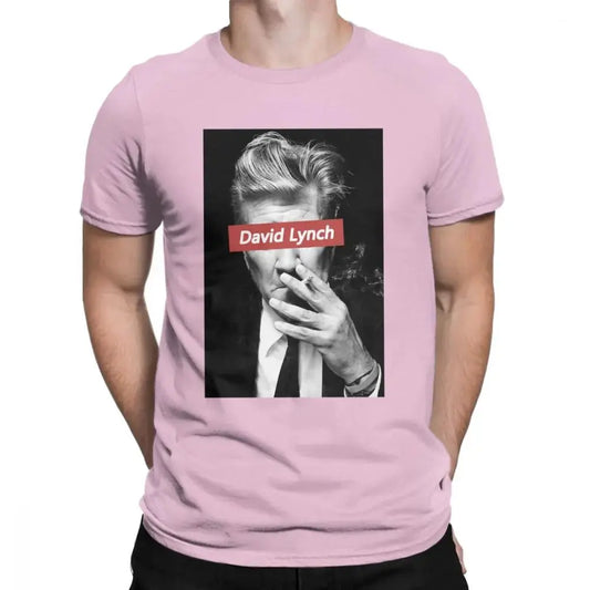 David Lynch Tshirt 80s Men's T Shirts Newest Twin Peaks Cotton Short Sleeve Tee Shirt Movie Tops Plus Size Birthday Gift T-Shirt SS69 17.69 Pink / XS