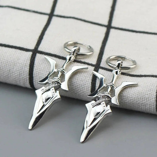 Death Note Misa Amane Cosplay Earring Halberd Drop Earrings for Girl Halloween Goth Cross Ear Clips Ear Cuffs Fashion Gift - SS69