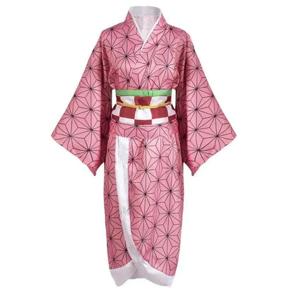 Demon Slayer Kamado Nezuko Cosplay Costume Japanese Anime Carnival Party Adult Uniform Halloween Costume - SS69